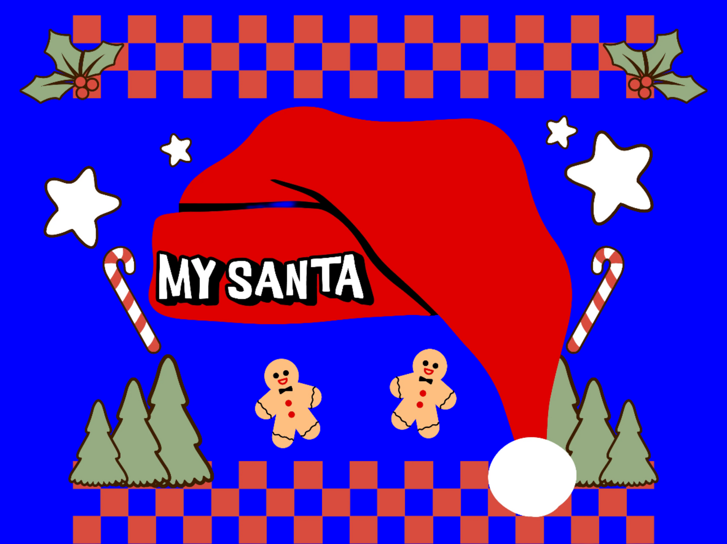 MY SANTA "PULLED UP" tee